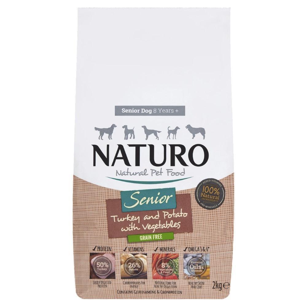 Naturo Senior Grain Free Turkey with Potato & Veg 8kg