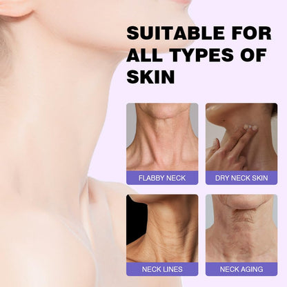 Natuvia Tighten & Lift Neck Cream – Firming Neck Moisturizer with Hyaluronic Acid, Cupuacu Butter, and Caffeine | Women & Men