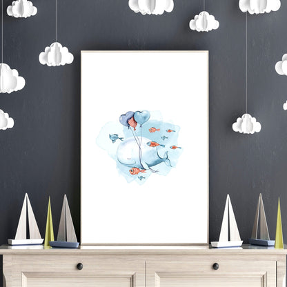 Childrens bedroom wall decor | set of 3 Wall art for Nursery