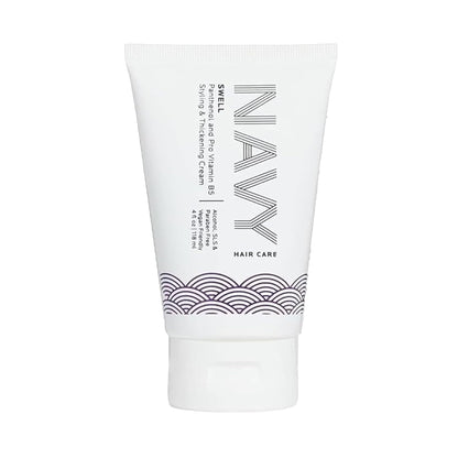 NAVY HAIR CARE Swell Thickening Cream | Lightweight Thickening & Shine | 4 oz