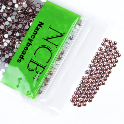 NCB 2880pcs Lt Amethyst Flat-Back Glass Rhinestones 4.0mm for Nails Art & Crafts