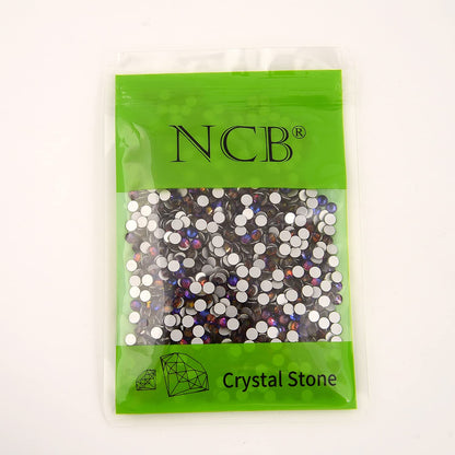 NCB Nancybeads 1500pcs Flat Back Glass Nail Rhinestones – Blue Volcanic SS20 5mm