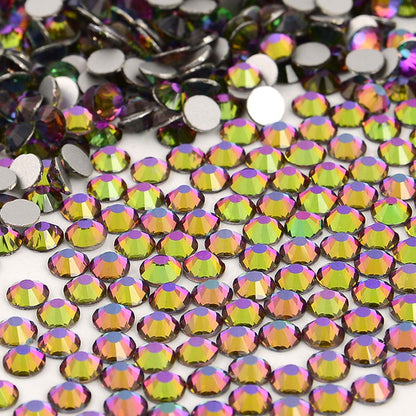 NCB Nancybeads Green Volcanic Flat-Back Glass Rhinestones – 1500pcs SS20 5mm