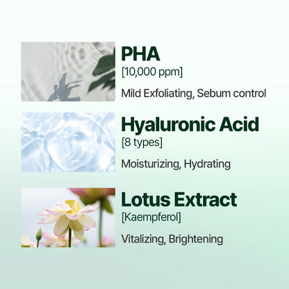 Near Garden Lotus Relief PHA Ampoule Cleansing Foam – Gentle Hydration for All Skin Types (150ml)