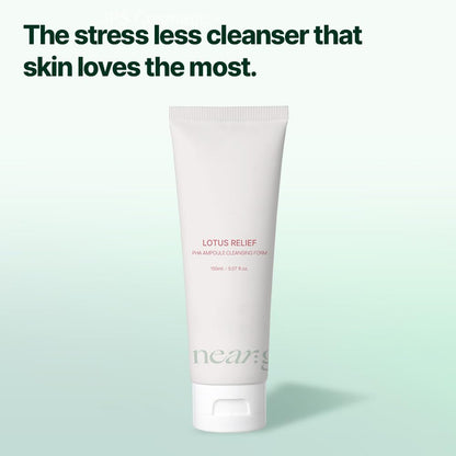 Near Garden Lotus Relief PHA Ampoule Cleansing Foam – Gentle Hydration for All Skin Types (150ml)