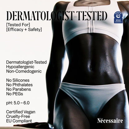 Nécessaire The Body Cream – Fragrance-Free Barrier Repair Moisturizer with Niacinamide, Ceramides & Hyaluronic Acid – 6.8 oz