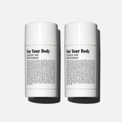 Nécessaire Fragrance-Free Deodorant | Aluminum-Free, Mandelic Acid, Extra Strength (2x75 g)