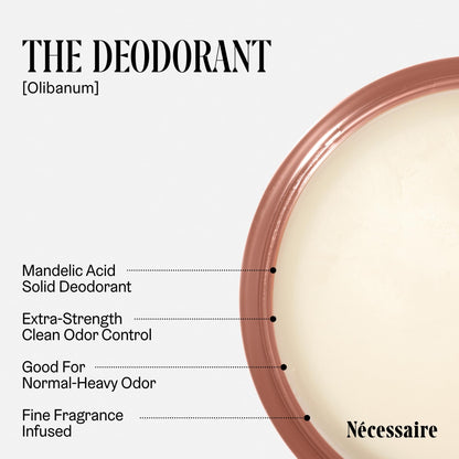 Nécessaire Deodorant Olibanum – Aluminum-Free, Mandelic Acid, Extra Strength