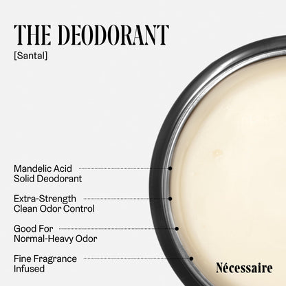 Nécessaire The Deodorant Santal – Aluminum-Free Deodorant with Mandelic Acid