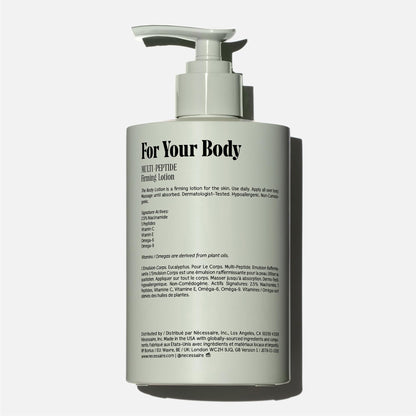 Nécessaire Eucalyptus Body Lotion – Multi-Peptide Firming Moisturizer, 2.5% Niacinamide, 450ml