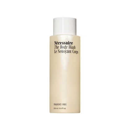 Nécessaire Fragrance-Free Body Wash – Multi-Oil Shower Gel with Niacinamide | Non-Comedogenic & Hypoallergenic | 250 ml