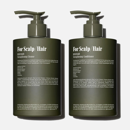 Nécessaire Rosemary Hair Duo – Strengthening Shampoo & Conditioner for Thinning Hair | Sulfate-Free, Color-Safe 500 ml