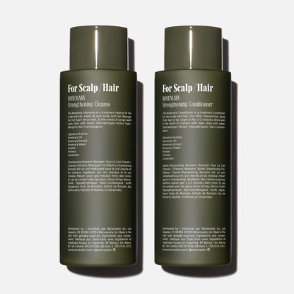 Nécessaire Rosemary Hair Duo | Strengthening Shampoo & Conditioner for Thinning Hair