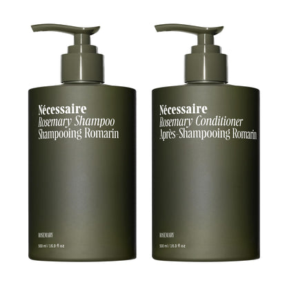Nécessaire Rosemary Hair Duo – Strengthening Shampoo & Conditioner for Thinning Hair | Sulfate-Free, Color-Safe 500 ml