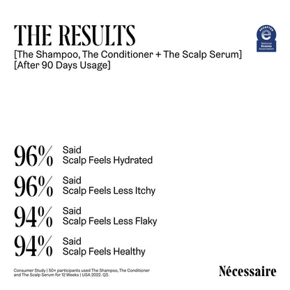 Nécessaire The Shampoo Mini — Hyaluronic Acid + Vitamin B Complex, Travel Size 3.4 fl oz