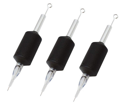 Needlehouse 1inch (25mm) Tattoo Needle Tube Combo — 20pcs Disposable Round Shader 1218RS