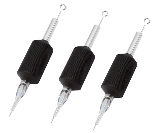 Needlehouse 1inch (25mm) Tattoo Needle Tube Combo — 20pcs Disposable Round Shader 1218RS