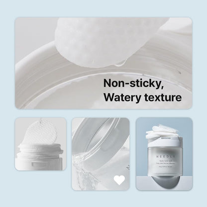 Needly Daily Toner Pad – Exfoliating BHA & PHA, Pore Minimizer, Deep Hydration