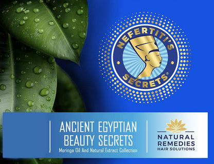 Nefertiti's Secrets Moringa Oil with Rosemary – Organic Hair Growth & Deep Hydration 50 mL