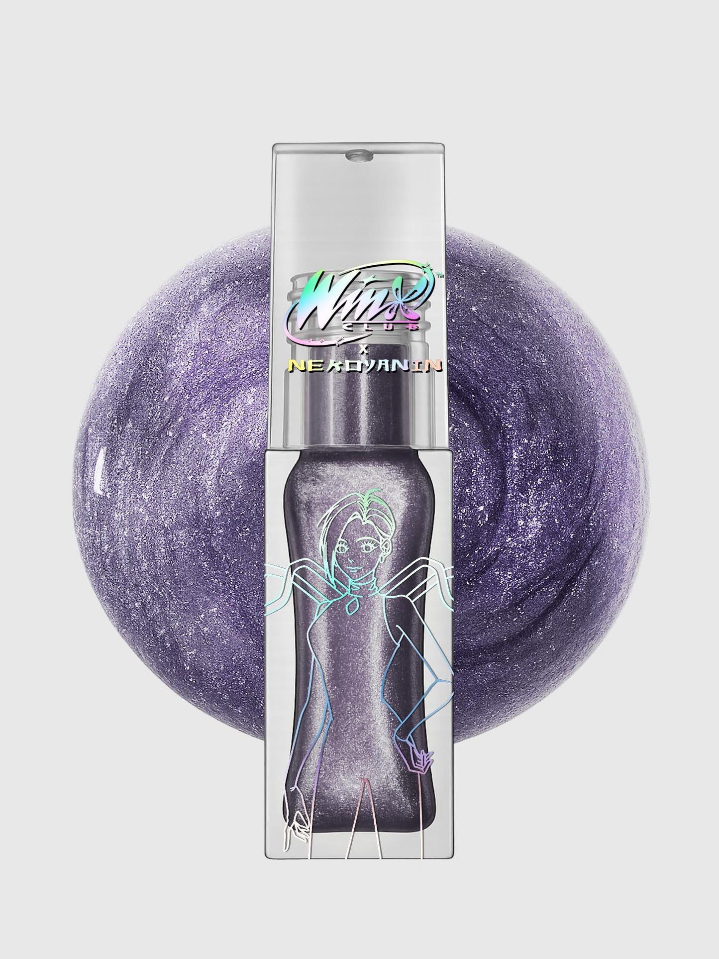 Nekoyanin Winx Club Glitter Lipgloss (Pixel Shine) – Collectible Shimmer Lip Gloss