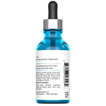 NeoCell Collagen Peptides Serum for Face – 2 oz | Advanced Skin Care, Targeted Fine Lines