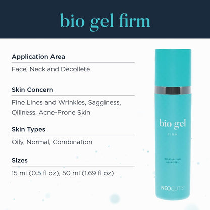 NEOCUTIS Bio Gel Firm – Oil-Free Hydration for Oily/Acne-Prone Skin (50 mL)