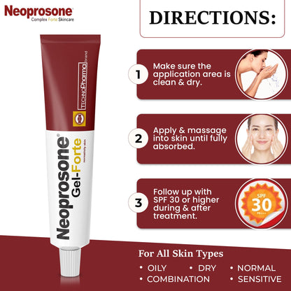 Neoprosone Skin Brightening Gel - 1 fl oz | Alpha Arbutin for Face & Body | All Skin Types