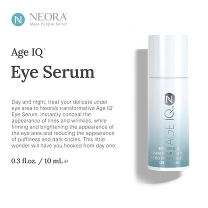 NEORA Age IQ Eye Serum – Target Puffiness, Dark Circles & Fine Lines | Lightweight Hydration