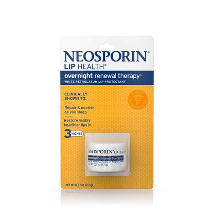 Neosporin Lip Health Overnight Renewal Therapy Lip Protectant – 0.27oz (2-Pack)