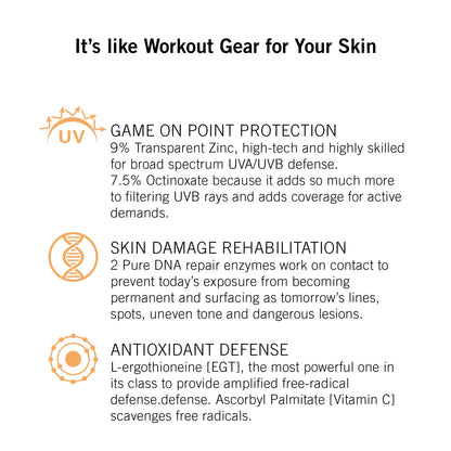 NEOVA SmartSkincare Active Sunscreen for Body – SPF 43, Zinc & Octinoxate, Water-Resistant