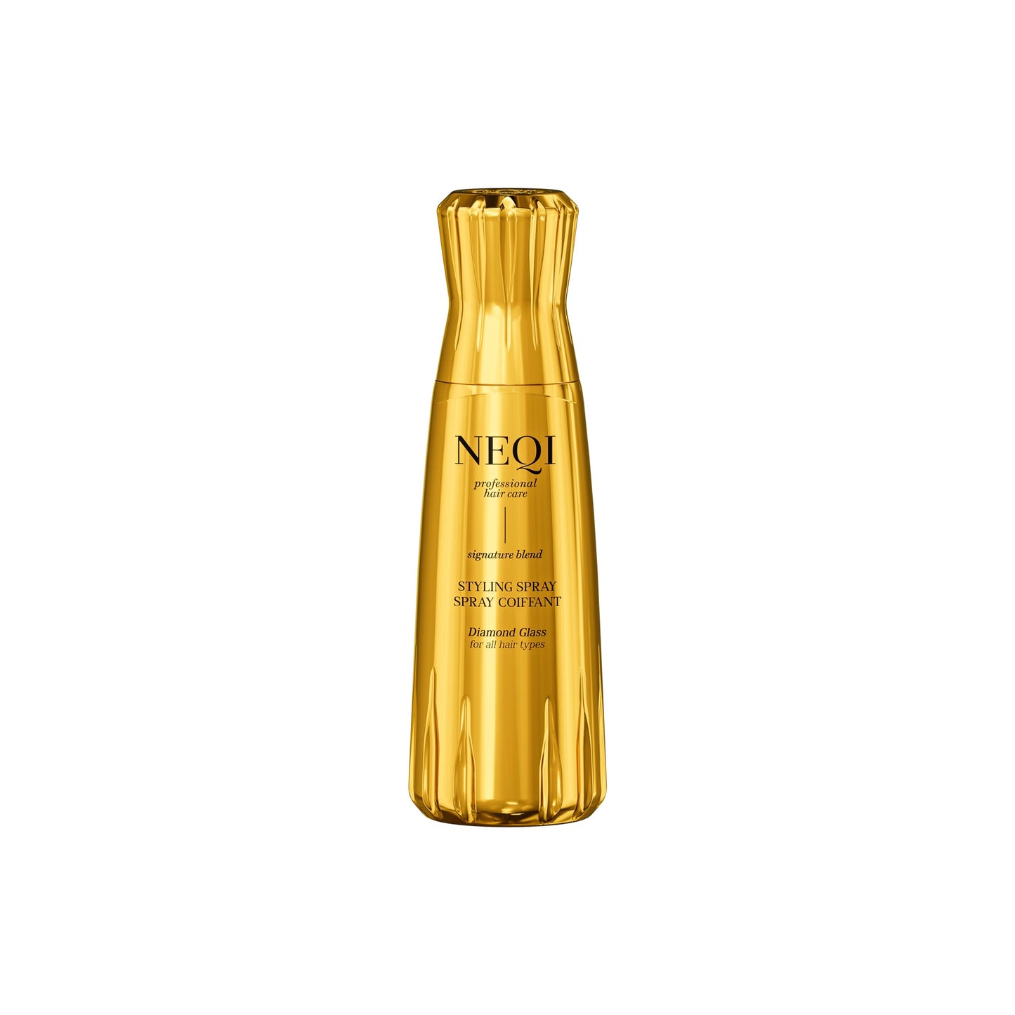 neqi Diamond Glass Heat Protection Spray – Mirror Shine for All Hair Types | Made in Italy