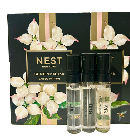 NEST New York Golden Nectar Sample Parfum – 3x 1.5 ml Vials