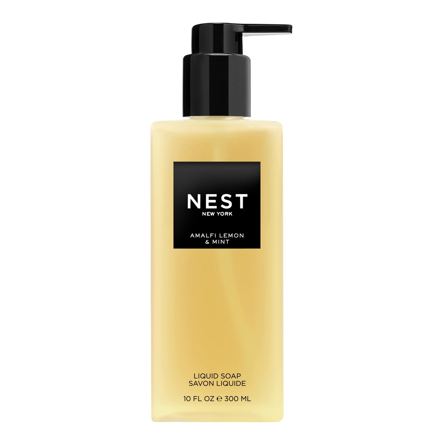 NEST New York Liquid Soap Amalfi Lemon & Mint – 10 fl oz | Cleanse & Nourish Skin (Approx. 300 Pumps)