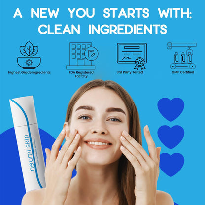 Neumi Skin Facial Spray 3.4 oz – Nano-Formulated with Glutathione, Collagen & Hyaluronic Acid