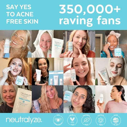Neutralyze Renewal Complex Acne Moisturizer — Maximum Strength 2% Mandelic + 2% Salicylic, Time-Release