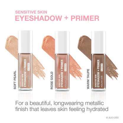 Neutrogena : Ombre et Base 2-en-1 pour peau sensible – tenue longue, teinte Rose Gold