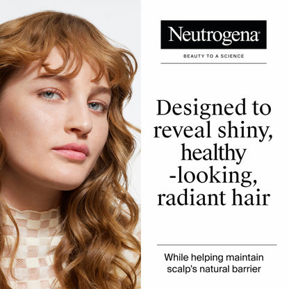 Neutrogena Exfoliating Healthy Scalp Clarifying Shampoo for Oily Hair & Color-Treated Hair | Pink Grapefruit, pH-Balanced, Sulfate-Free, 12 Fl Oz