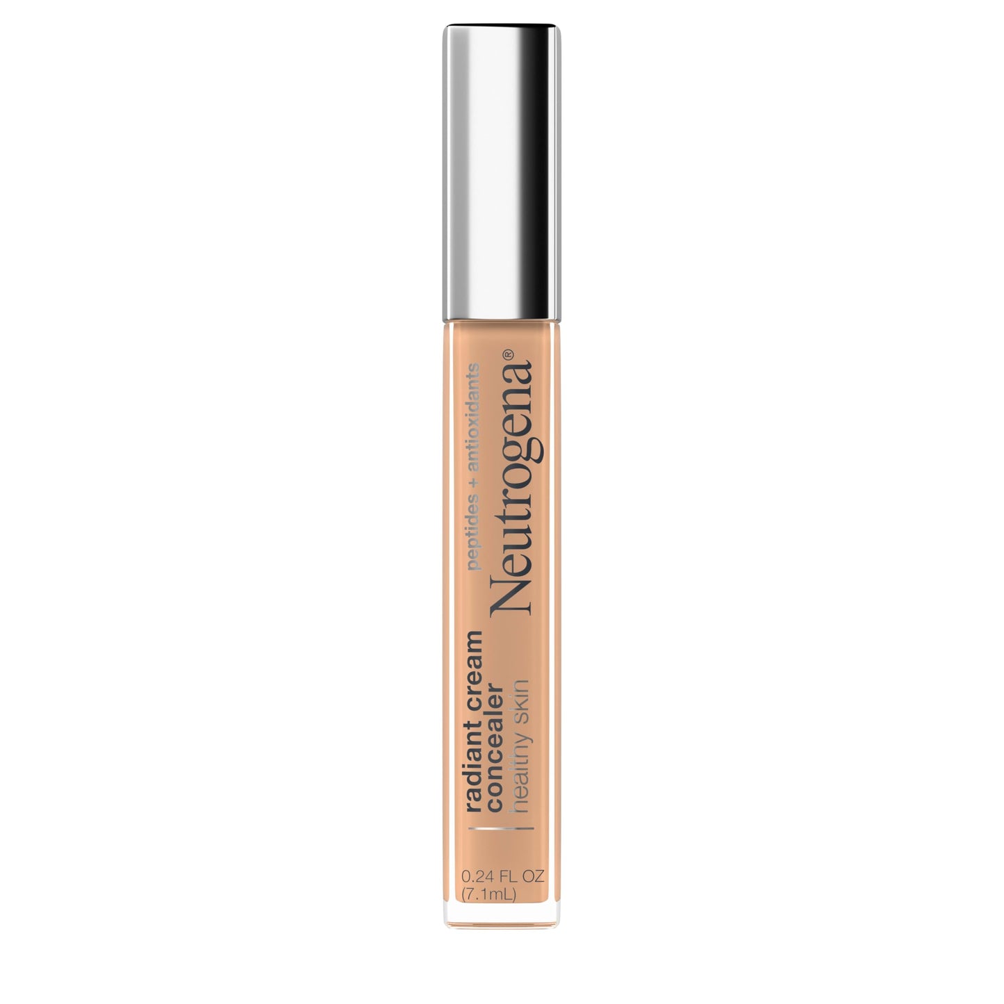 Neutrogena Healthy Skin Radiant Brightening Cream Concealer – Lightweight, Non-Comedogenic (Cashew Light/Medium 03, 0.24 oz)