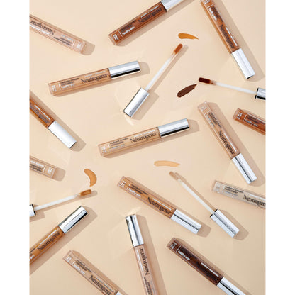 Neutrogena Healthy Skin Radiant Brightening Cream Concealer – Lightweight, Non-Comedogenic (Cashew Light/Medium 03, 0.24 oz)