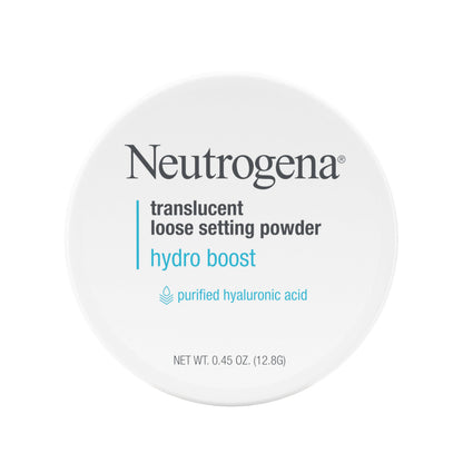 Neutrogena Hydro Boost Translucent Loose Setting Powder with Purified Hyaluronic Acid | Blur Imperfections & Set Makeup
