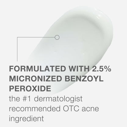 Neutrogena Stubborn Acne AM Treatment | 2.5% Benzoyl Peroxide, Oil-Free