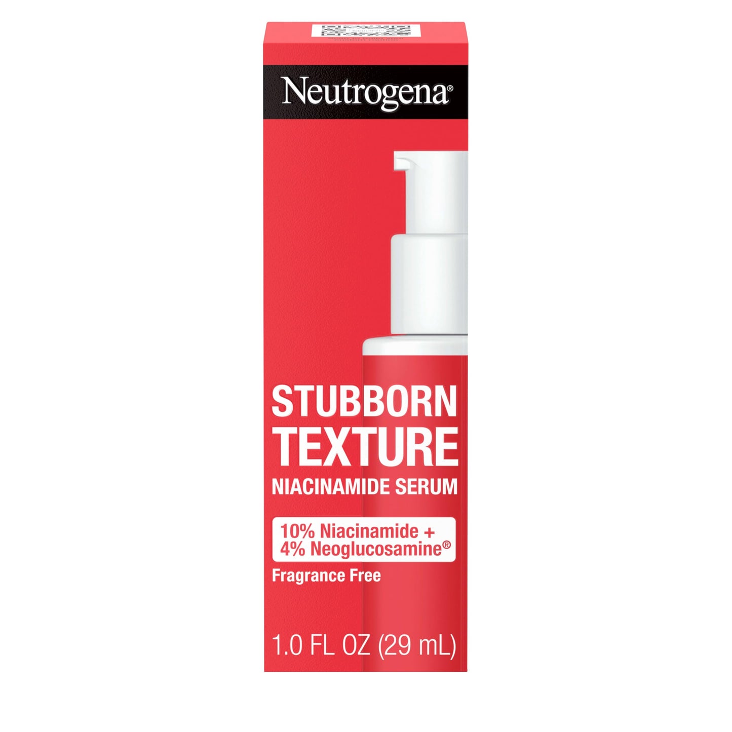Neutrogena Stubborn Texture Resurfacing Serum – 10% Niacinamide & 4% Neoglucosamine, Fragrance-Free, 1 oz