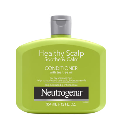 Neutrogena Tea Tree Oil Conditioner - Soothing Moisture for Scalp & Hair | Color-Safe