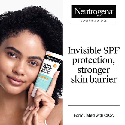 Neutrogena Ultra Gentle Daily Moisturizer SPF 30 with CICA – Fragrance-Free for Sensitive Skin