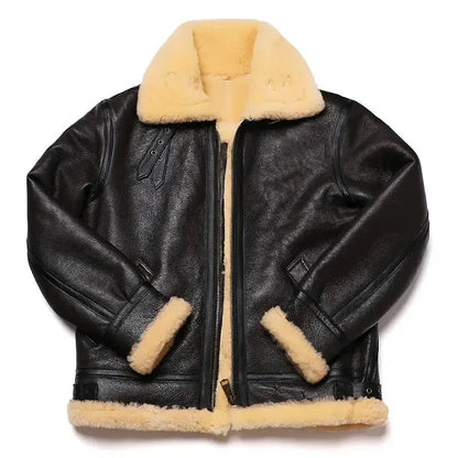 Brown Shearling Flight Jacket
