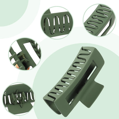 NEW LIVE Hair Claws – 16 Pcs Matte Nonslip Clips for All Hair Types