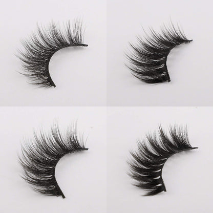 Newcally Faux Mink Lashes Pack – 20 Pairs Dramatic Long Wispy False Eyelashes Wholesale