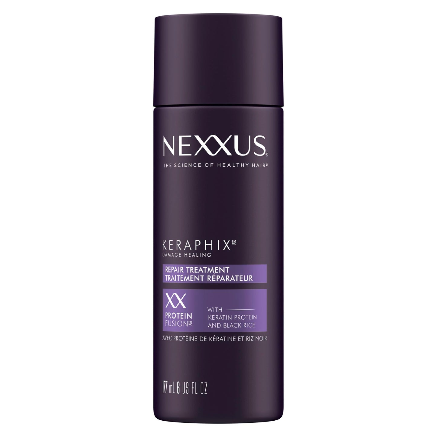 Nexxus Keraphix Damage Repair Pre-Wash Treatment Cream with Keratin Protein & Black Rice – 6 oz