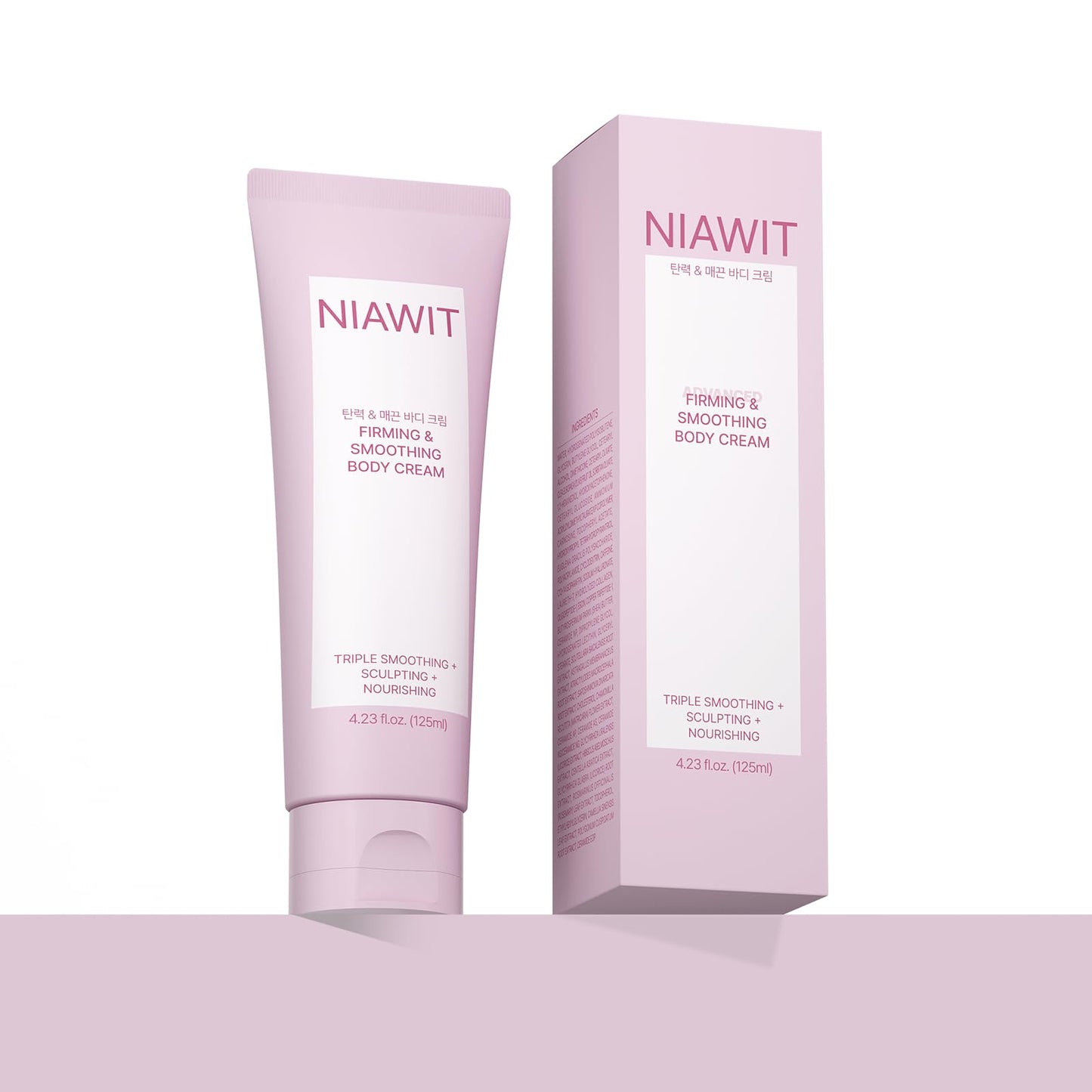 NIAWIT Firming Smoothing Body Cream – Lift & Tighten for Belly, Thighs & Butt (4.24 oz)