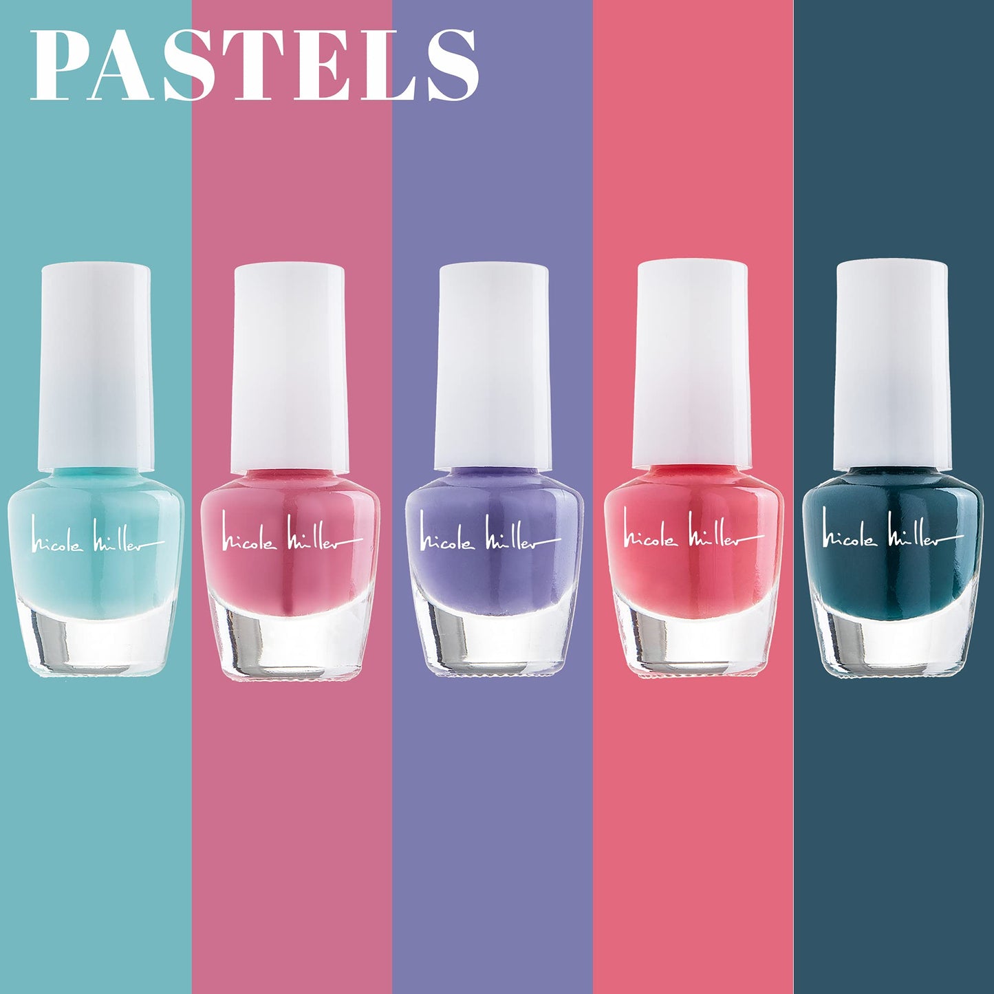 Nicole Miller New York Mini Nail Polish Set — 30 Glossy Shades, 4.5 ml Each